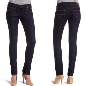 Lucky🍀Brand Lola Skinny Jeans Full-Length Dark Wash NEW Size 4/27